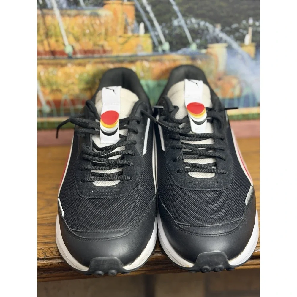 Puma City Rider BLK/RED/WHITE Style #382554-01 Men's Size 11 Shoes